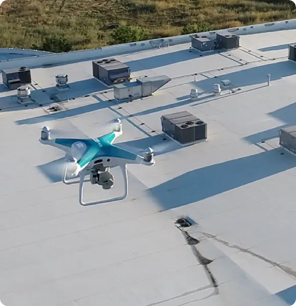 drone-roof-inspection-louisville-commercial Advanced drone roof inspection services for commercial buildings in Louisville using aerial technology for safe and precise assessments